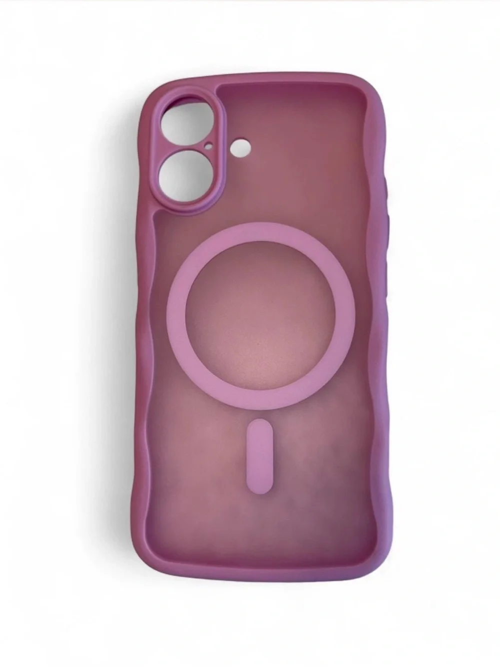 MagSafe-Compatible Pink Lilac Shockproof Phone Case For IPhone 16